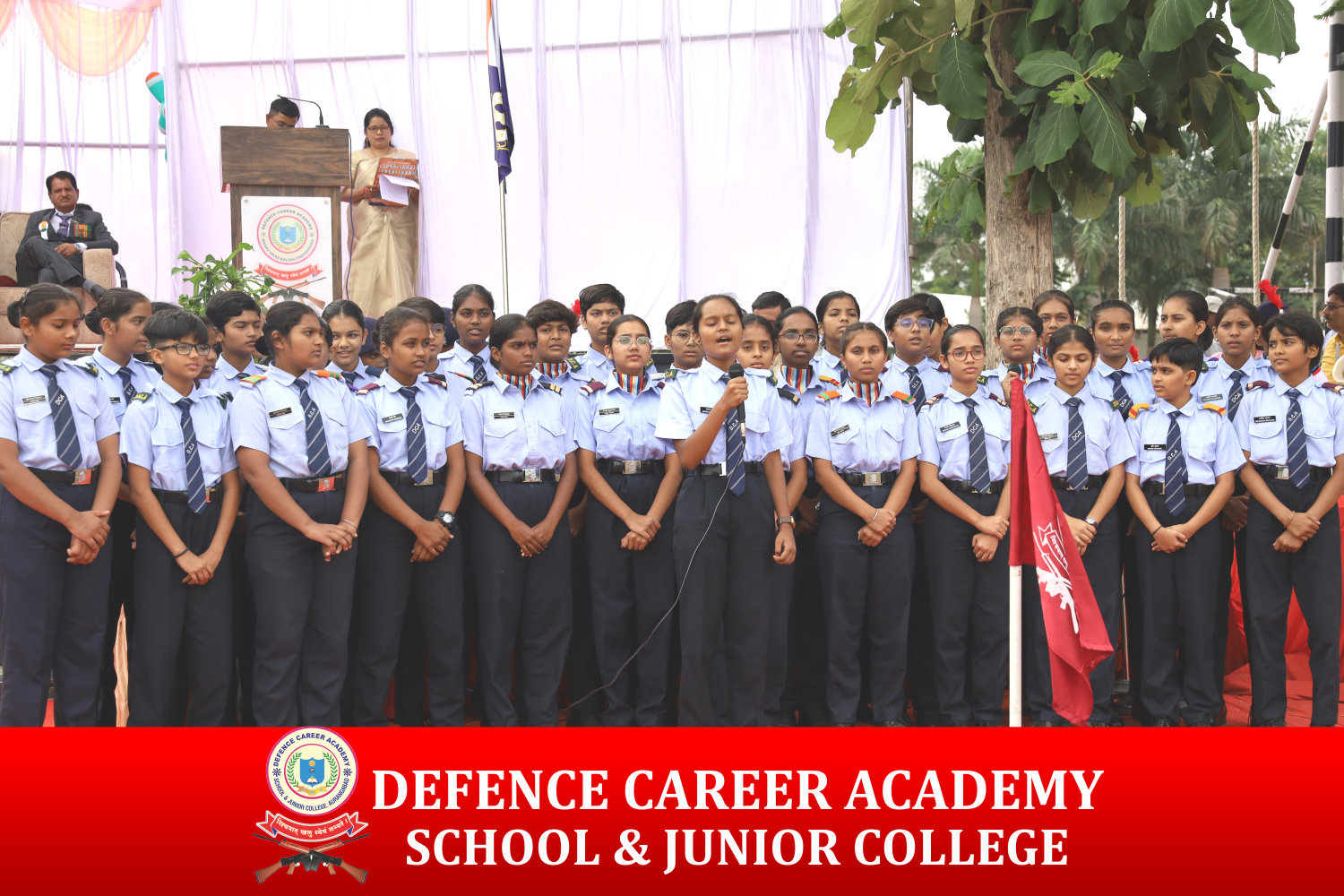 77th independence day in juniorschool dca aurangabad 2023